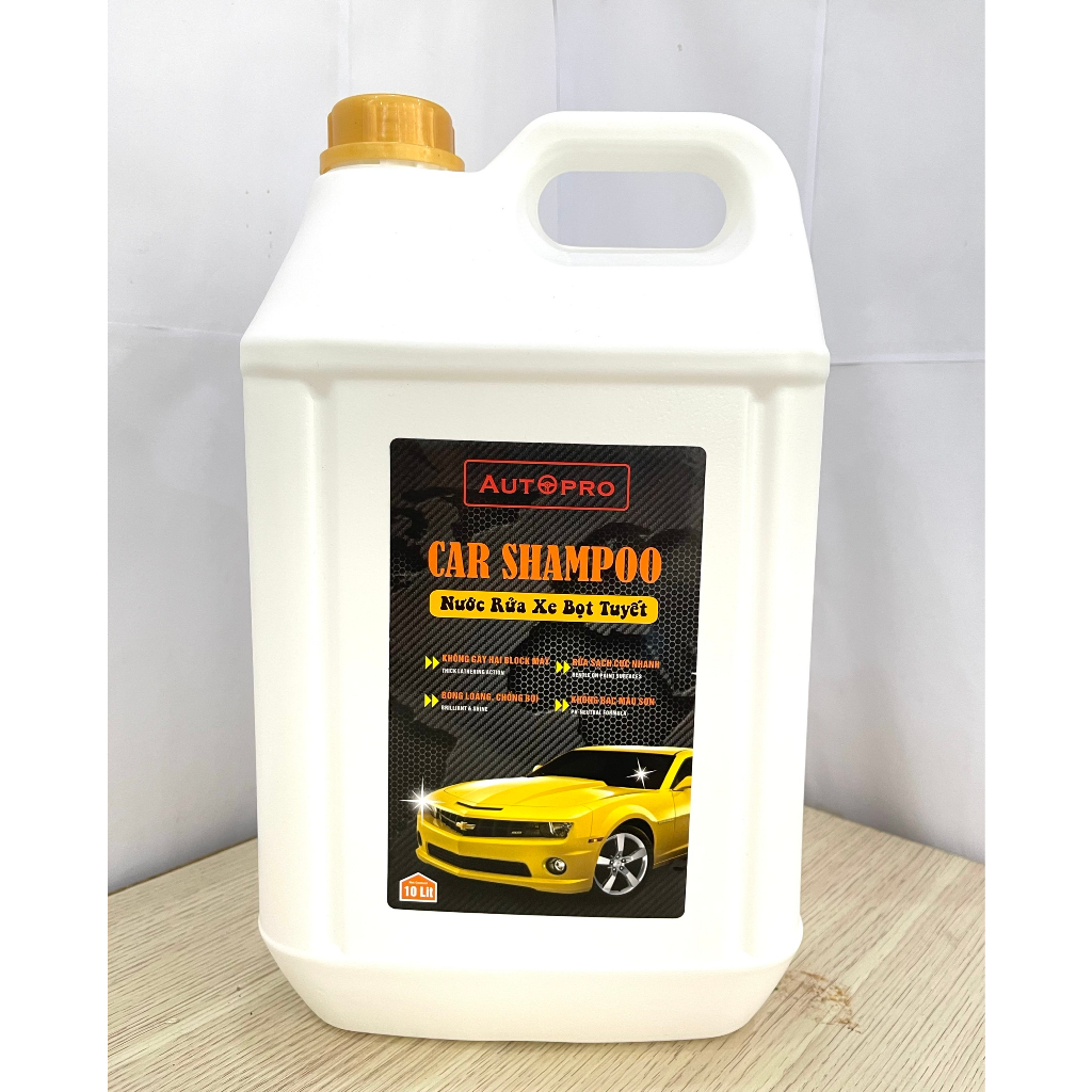 Nước rửa xe bọt tuyết chuyên dụng Car Shampoo 10L&5L cho ô tô xe
