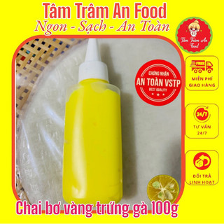 Bơ Béo 100g - bơ trứng gà- làm bánh tráng cuộn bơ
