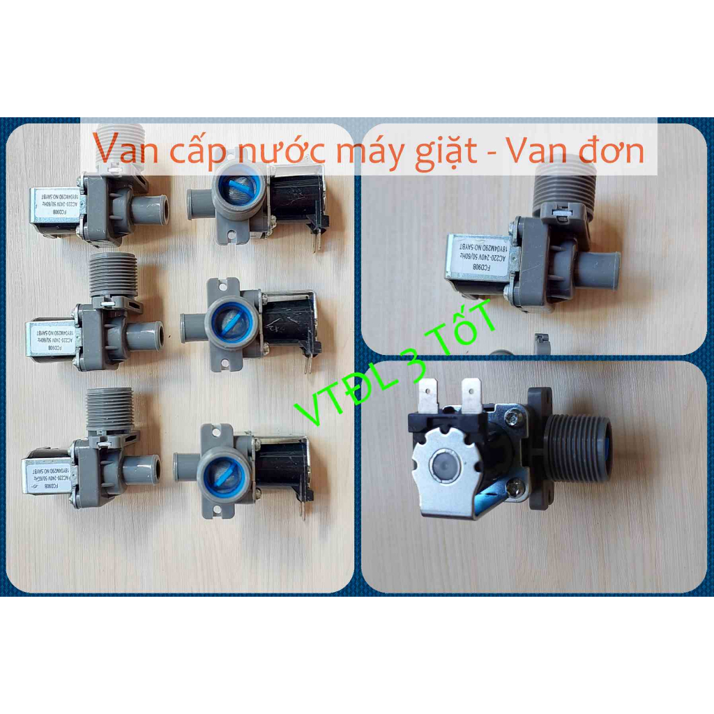 Van cấp nước đơn máy giặt - Van cấp đơn máy giặt Pana Samsung Toshiba