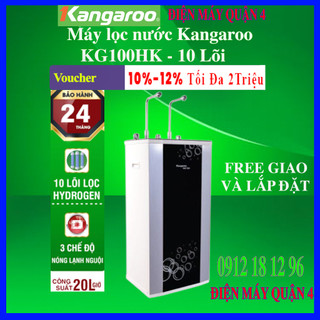 Máy lọc nước R.O Hydrogen Kangaroo KG100HK 10 lõi 2 vòi - Hàng chính hãng - Mới 100%