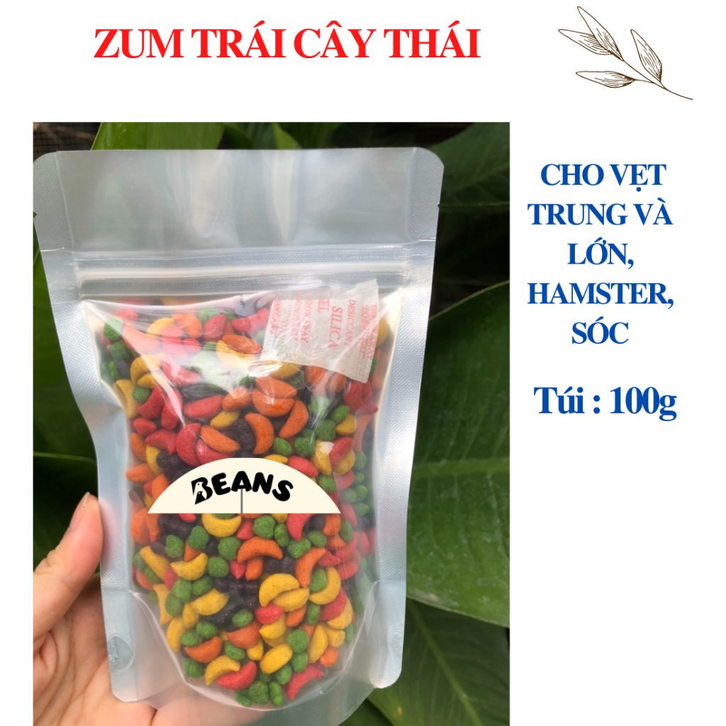 Hạt zum trái cây KAYTEE CHO VẸT, HAMSTER, SÓC  100g
