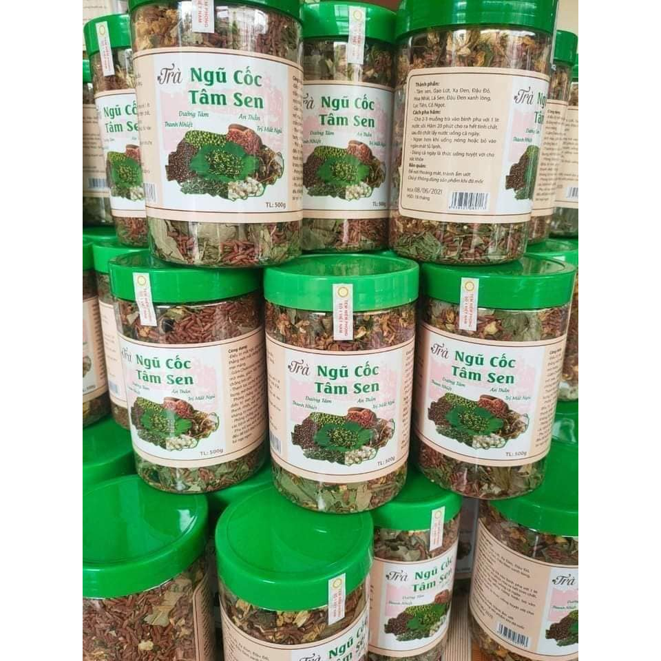 1 KG Trà ngũ cốc tâm sen giúp ngủ ngon đẹp da , giảm mỡ máu