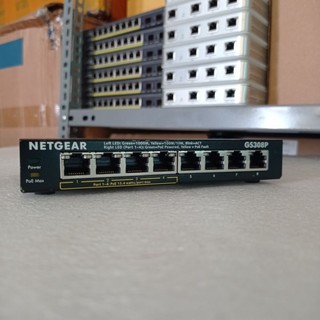 Bộ chia mạng lan 8 cổng giga switch poe netgear gs308p