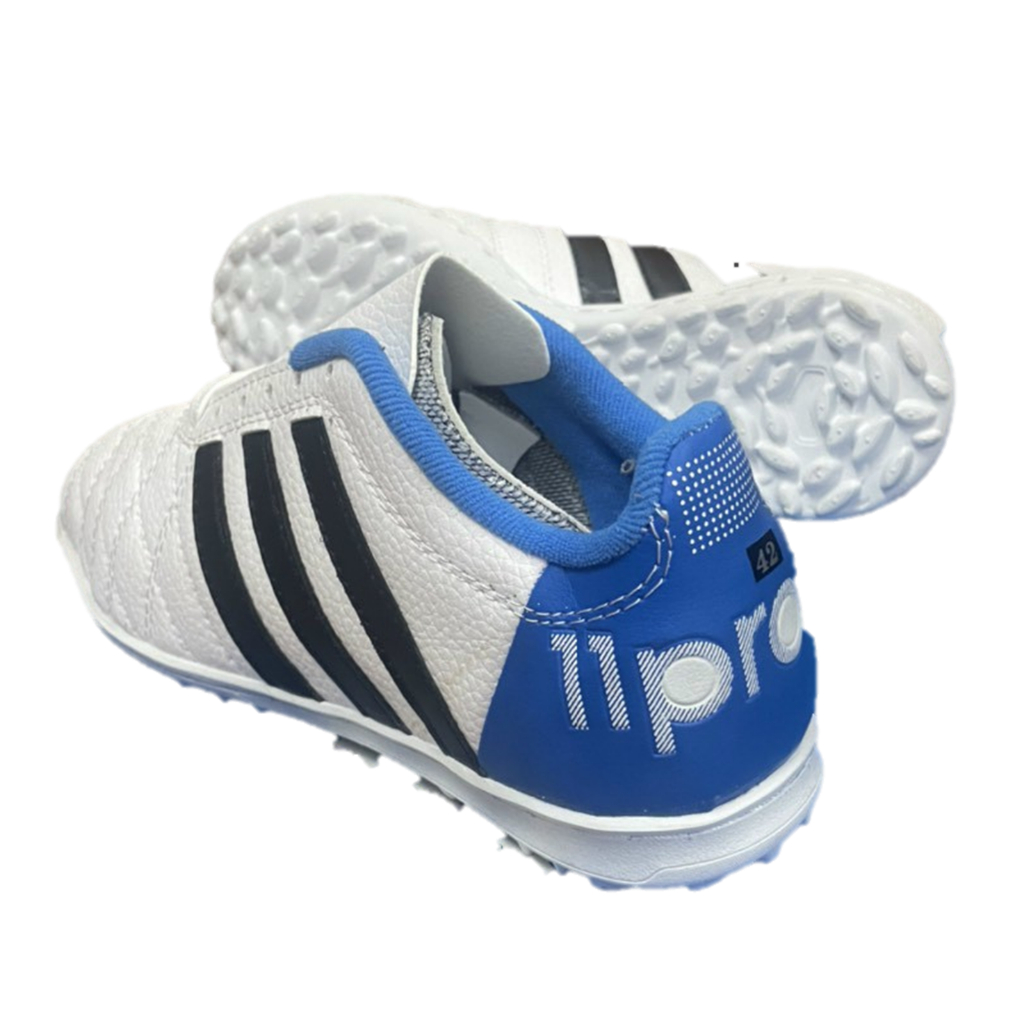 GIÀY ĐÁ BÓNG NAM, GIÀY 3 SỌC 11 PRO, ĐẾ CAO SU, ĐÃ KHÂU FULL ĐẾ