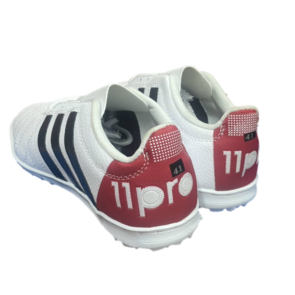 GIÀY ĐÁ BÓNG NAM, GIÀY 3 SỌC 11 PRO, ĐẾ CAO SU, ĐÃ KHÂU FULL ĐẾ