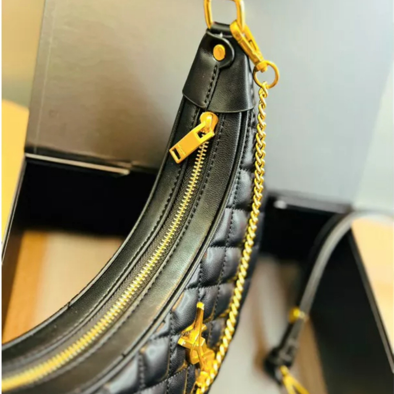 Túi xách nữ, túi đeo chéo chữ Y dáng bầu 2 box size 23