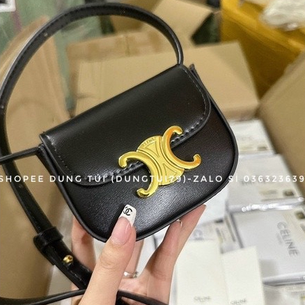 Túi xách nữ, túi đeo chéo ce.line mini có hộp
