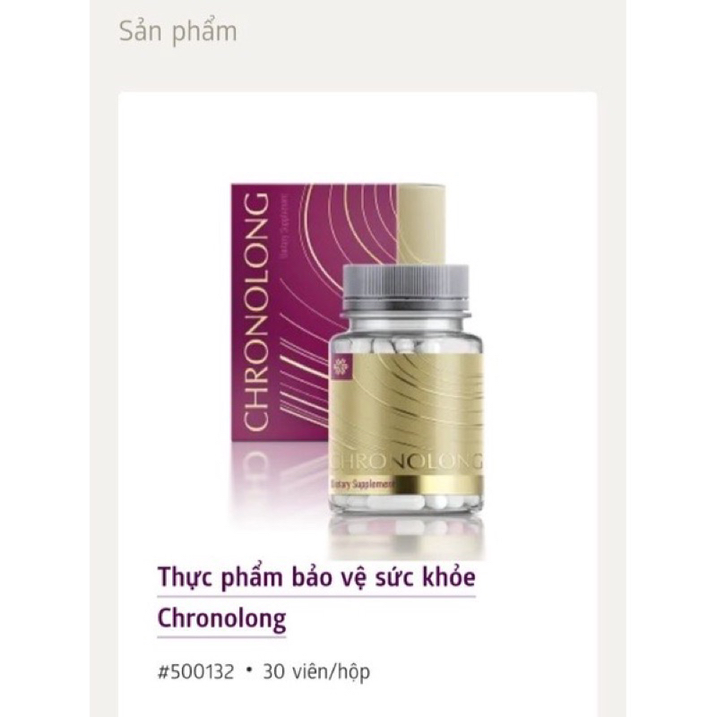 Chronolong - Tăng vòng 1, Đẹp da, Mờ nám, Tăng cường nội tiết tố nữ, Chống lão hóa - Siberian Wellness