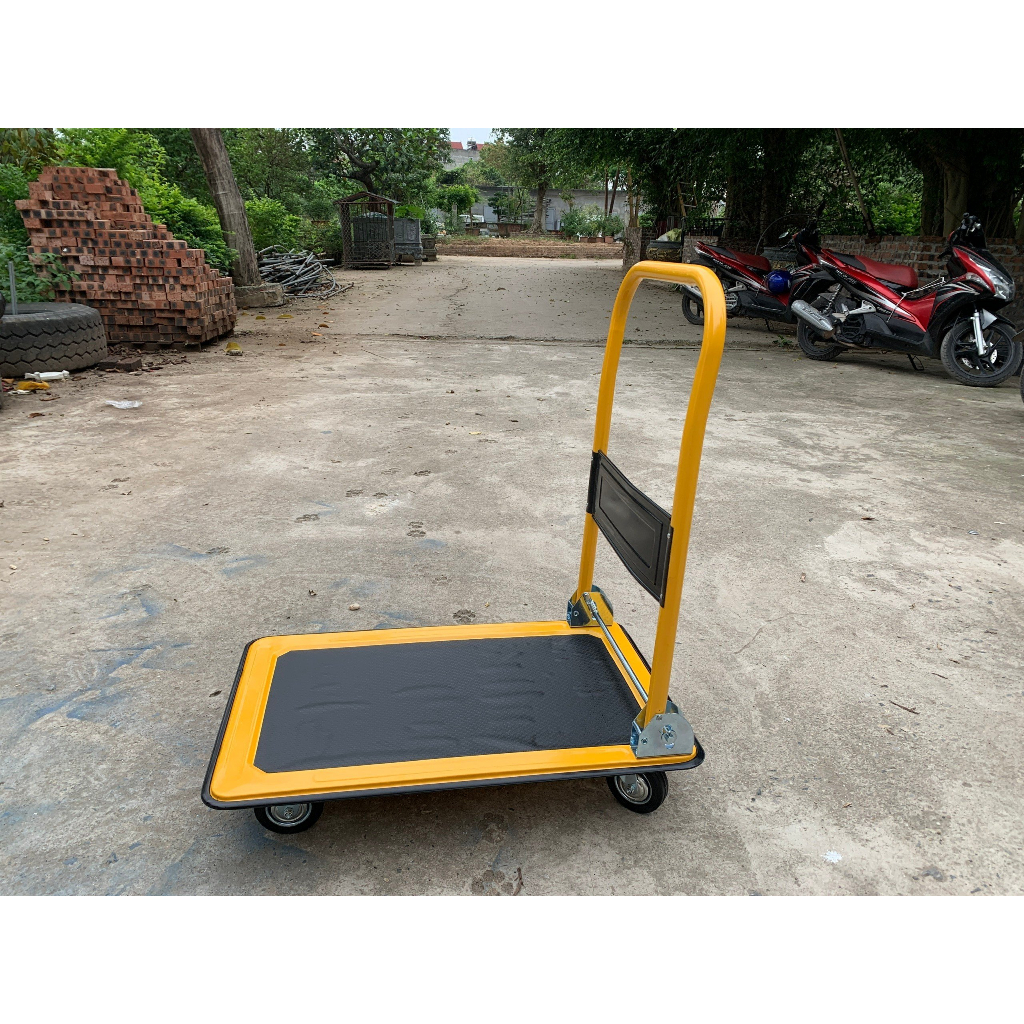 Xe Kéo Hàng tháo lắp dễ dàng trọng tải Lớn 150 sàn nhà sắt- XDT04 Mới