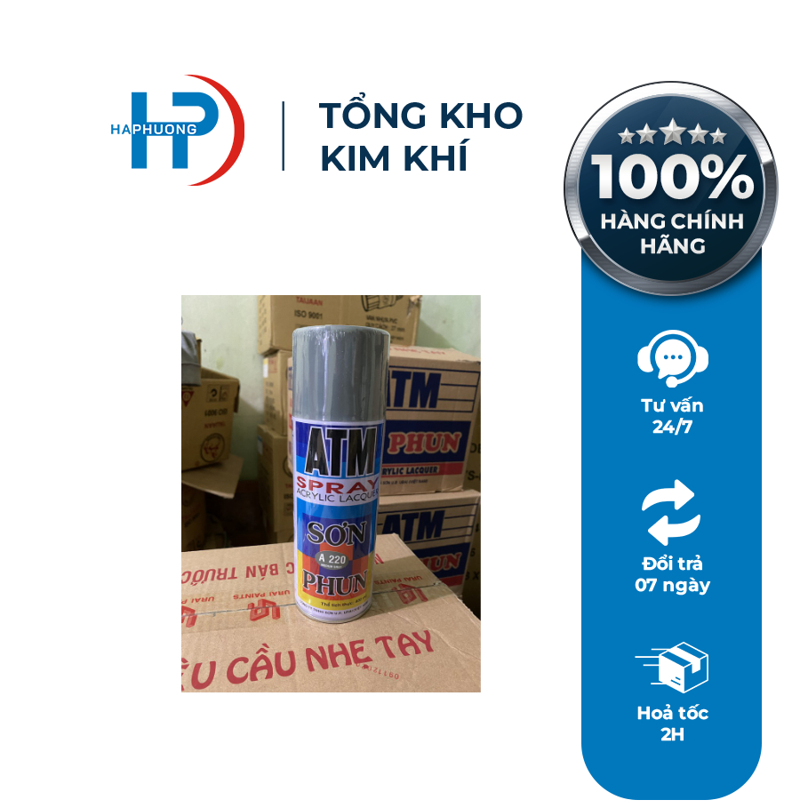 Sơn xịt ATM cầm tay đủ màu tiện lợi - Sơn Xịt Nhanh Khô - Tổng kho kim khí điện nước Hà Phương