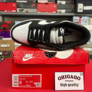 Giày Nike Dunk Low Retro White Black Panda (GS) [ Best quality]