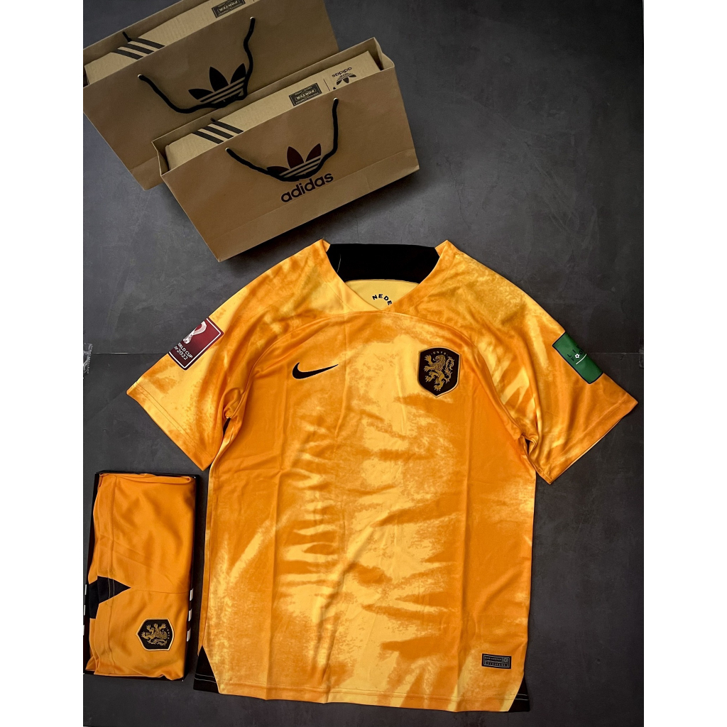 Quần Áo Bóng Đá Đội Tuyển Hà Lan 2022 - Chuẩn Mẫu Thi Đấu 99% - Vải Thái