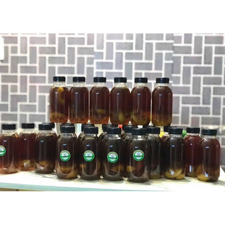SET 5 Chai tròn trung cổ rộng 330ml kèm nắp