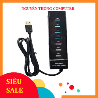  USB Hub 3.0 7 cổng tốc độ 5Gbps dây dài 1.2m – Kết nối đa thiết bị dễ dàng 