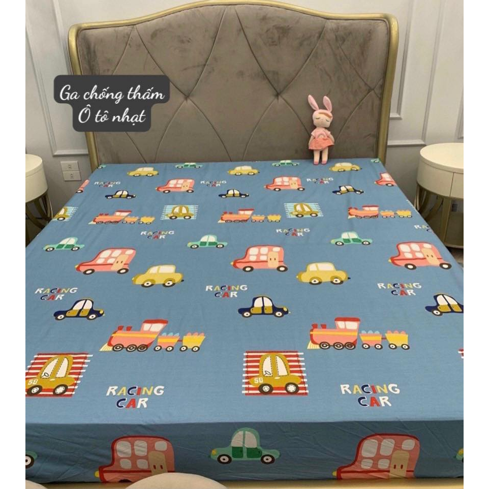 Ga chống thấm cotton cao cấp houston dùng trực tiếp cho bé