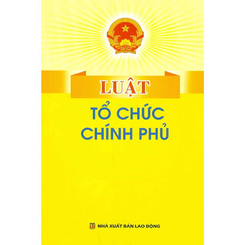 Sách - Luật Tổ Chức Chính Phủ