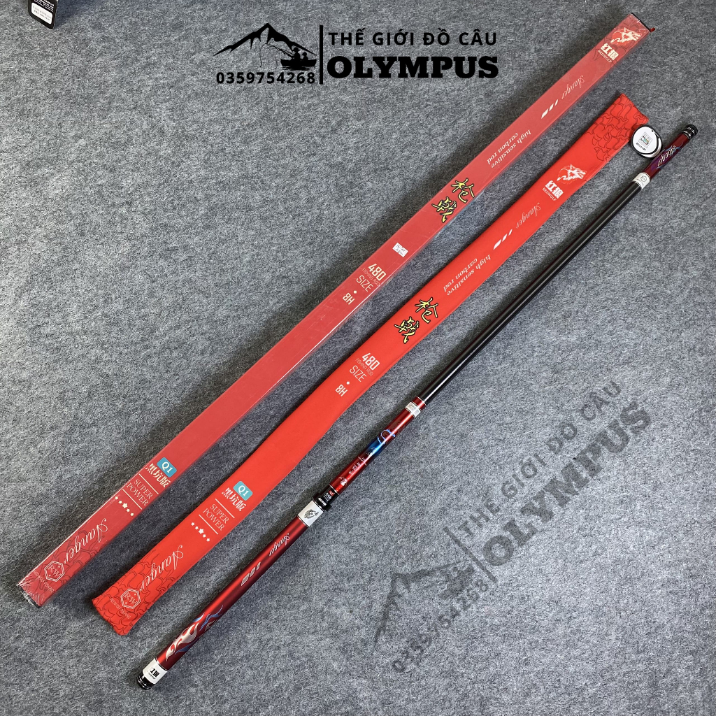 Cần câu đài RedWolf Sang Kích Q1 8H -- cần câu cực phẩm siêu nhẹ siêu cảm giác siêu khỏe cho đánh bạo lưc