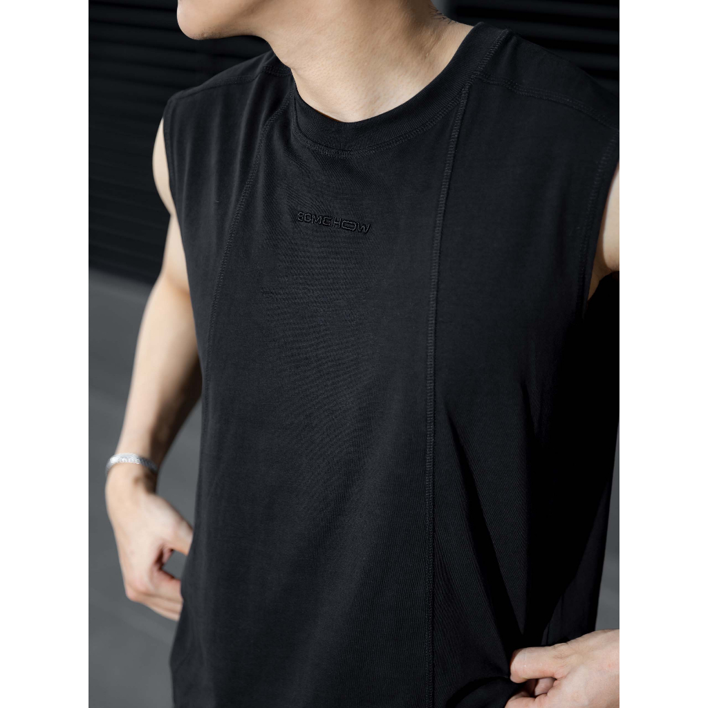 Áo Tanktop Nam Basic Wear, Chất Vải Cotton Thoải Mái, TT0001, SOMEHOW