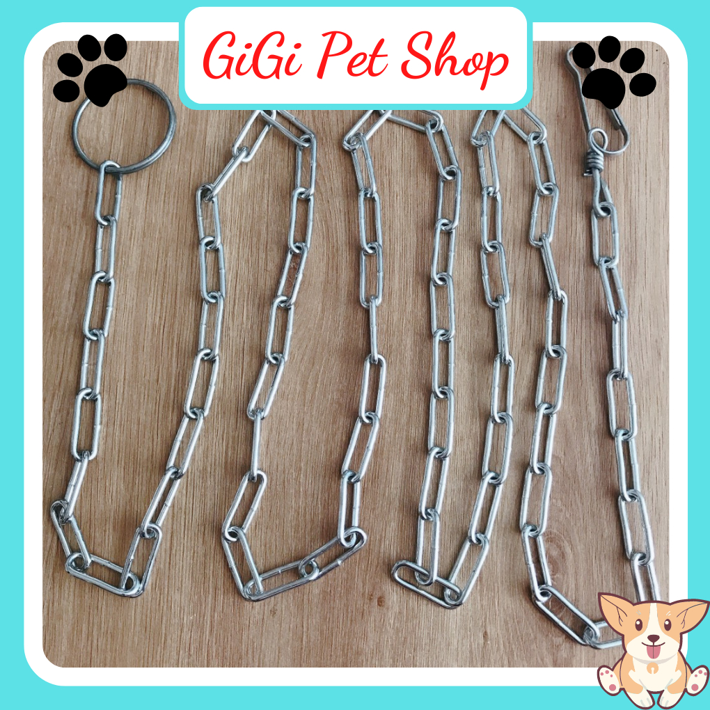 Dây dắt thú cưng bằng sắt bền sợi tròn chắc giá rẻ phụ kiện cho thú cưng chó mèo - GiGi Pet Shop