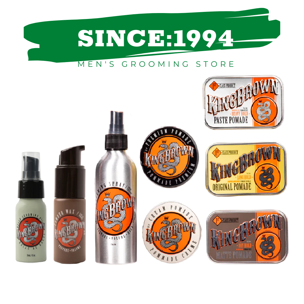 Sản phẩm tạo kiểu tóc King Brown Pomade