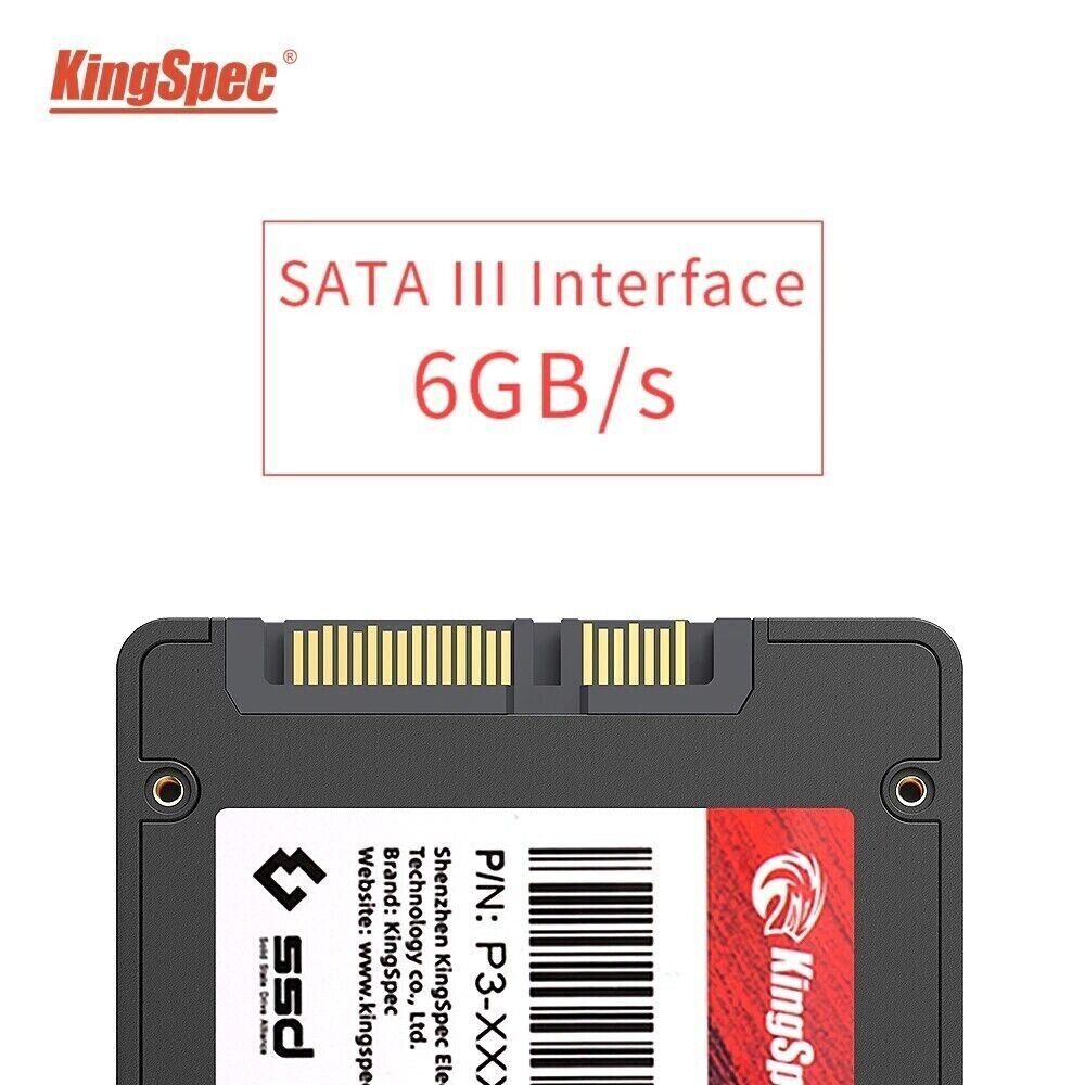 Ổ Cứng SSD Kingspec 128GB / 256GB / 512GB P4 - 120 2.5 Sata III- ( Vỏ Nhôm ) | BigBuy360 - bigbuy360.vn