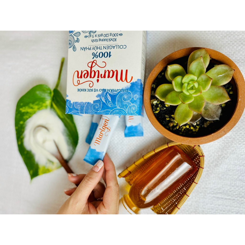 Marigen - Collagen thủy phân 100% collagen đẹp da, trẻ hóa