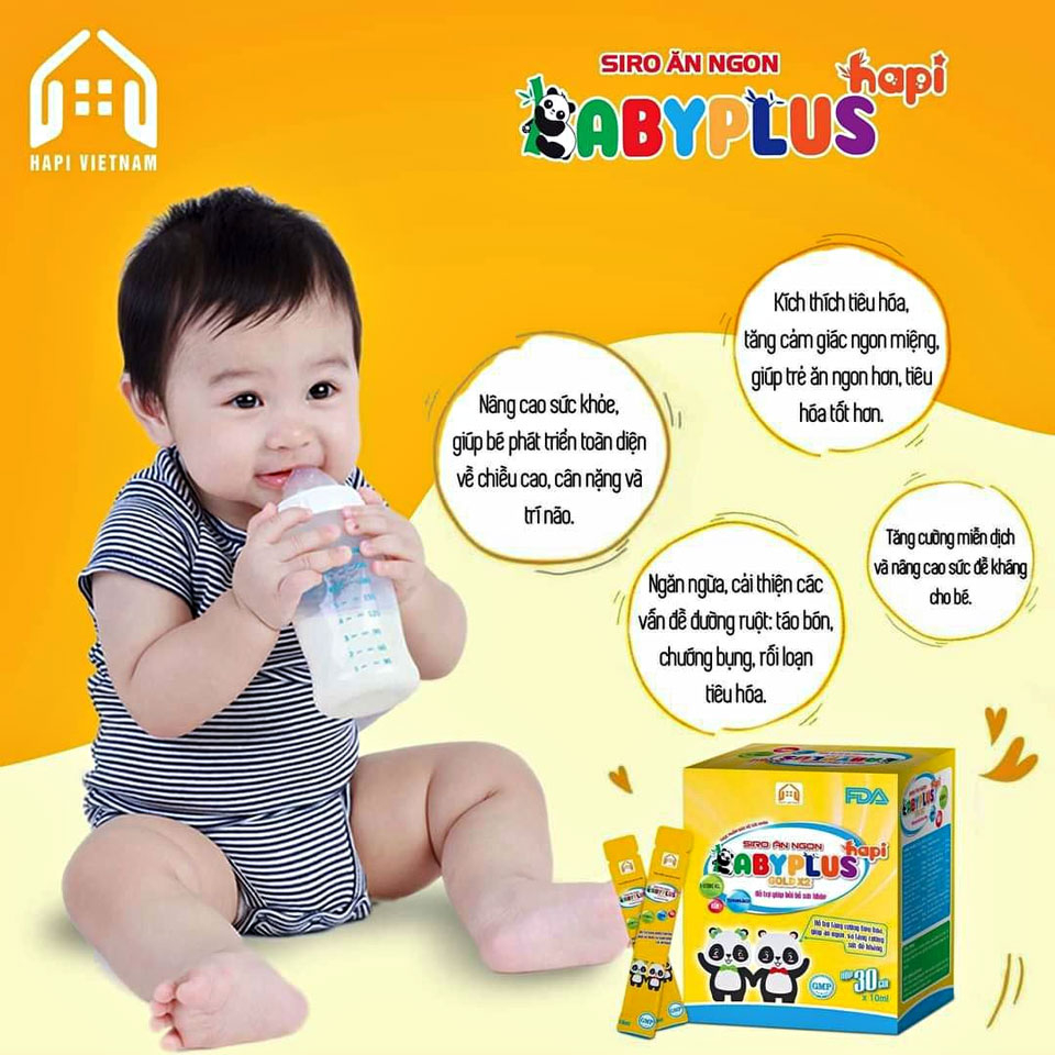 COMBO2 Siro Ăn Ngon Baby Plus Hapi Việt Nam