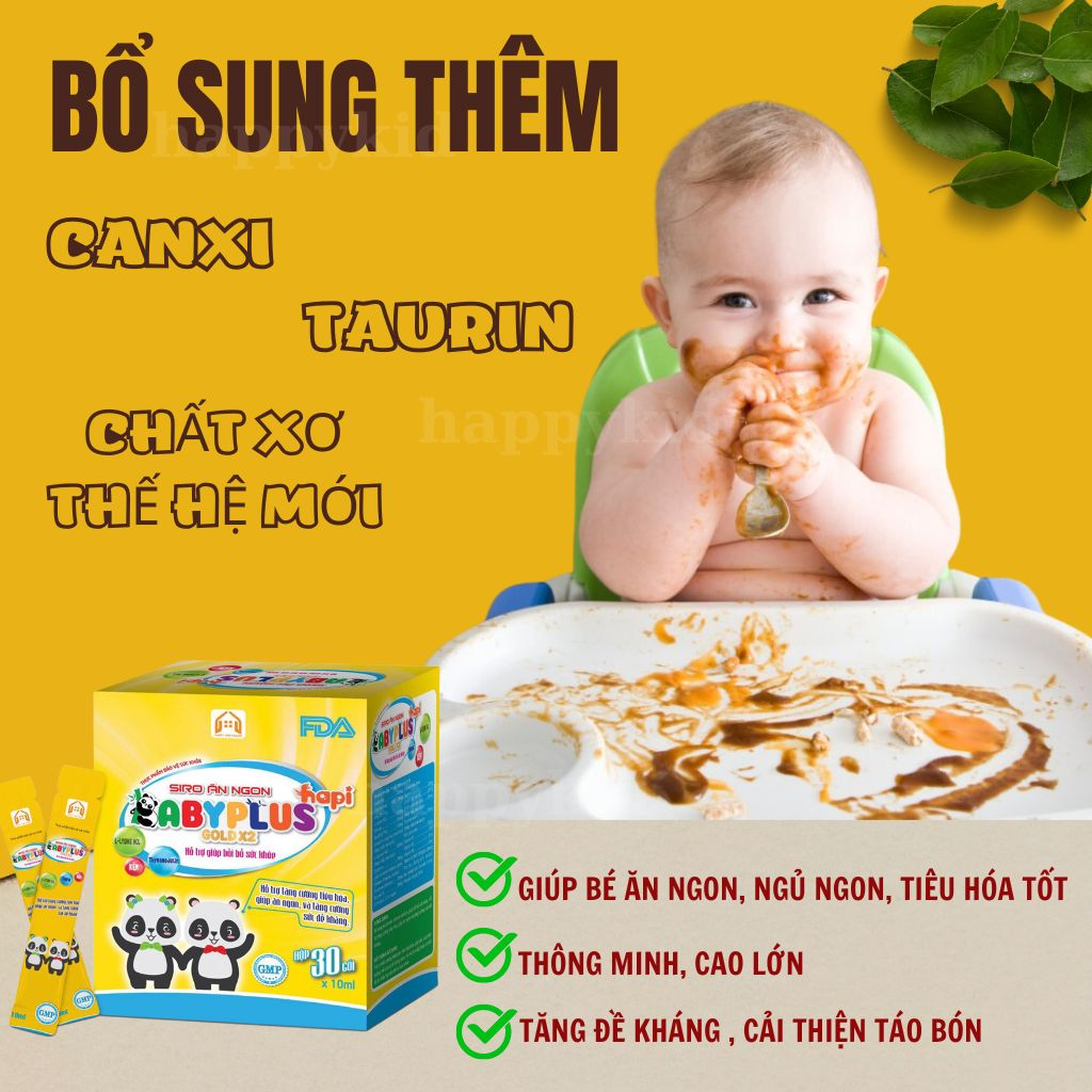 COMBO2 Siro Ăn Ngon Baby Plus Hapi Việt Nam