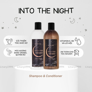 Bath&body works set gội, xả into the night - 473ml x2