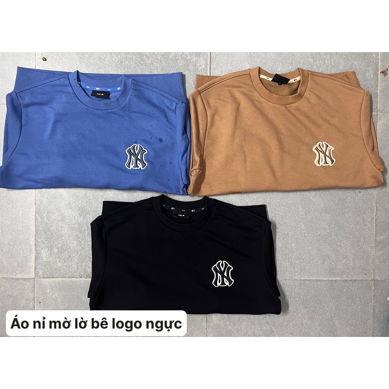 Áo nỉ Mờ lờ bê logo ngực