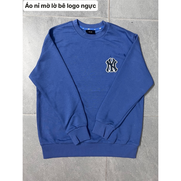 Áo nỉ Mờ lờ bê logo ngực