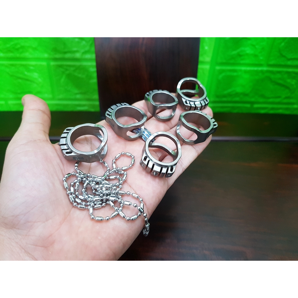 Nhẫn titanium MecArmy SKF3T