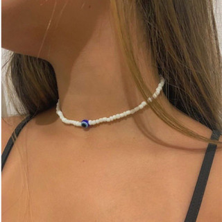 Vòng cổ hạt cườm Evil Eye