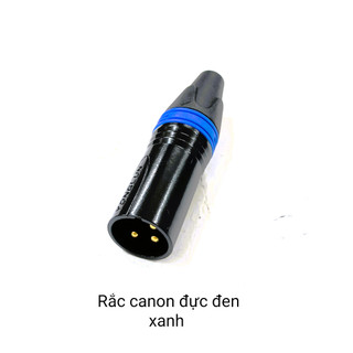 Rắc jack canon đực và cái ( đen xanh )