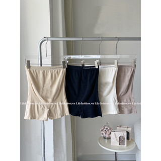 Set hộp 2 quần lót đùi bầu cạp cao không nới chun, mặc bảo hộ quần an toàn trong váy cho mẹ bầu mới hộp lịch sự