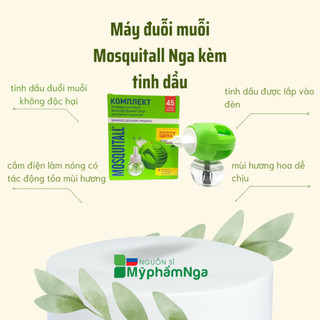 Máy đuỗi muỗi Mosquitall Nga kèm tinh dầu