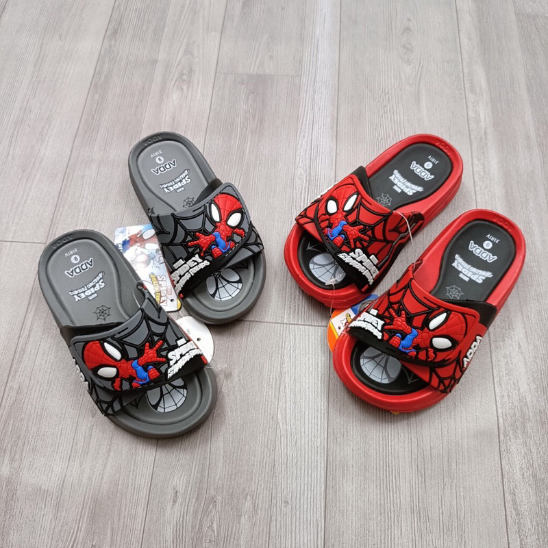 Dép lê bé trai quai ngang siêu nhân người nhện Thái Lan ADDA chính hãng