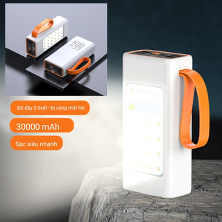 BOX SẠC NHANH 3 CELL 1260110 polyme 66W PD20W kèm đèn LED cắm trại, chưa bao gồm 