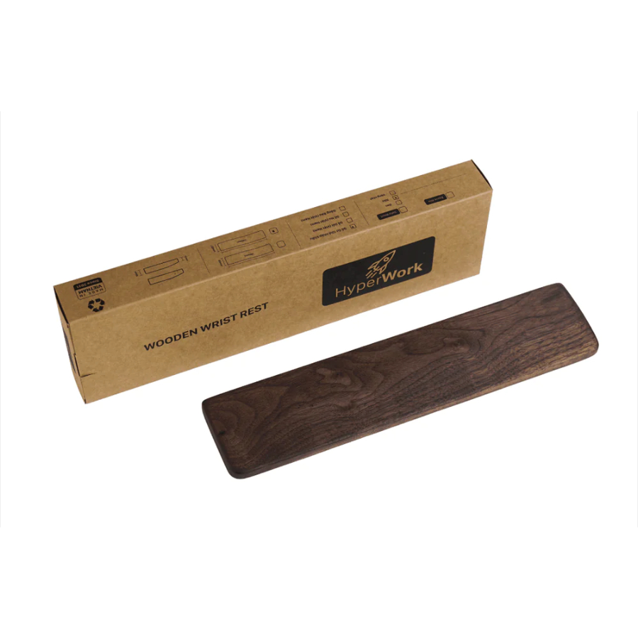 Kê tay gỗ Óc Chó HyperWork  - Hàng Chính Hãng