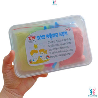 Đồ chơi cát động lực kèm 4 khuôn tạo động vật dưới nước dành cho bé từ 3 tuổi