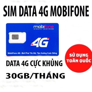 [ FREE DATA] Khuyến Mại 12 Tháng Sim data, MobiFone 4g gói PT70  sim data 4g
