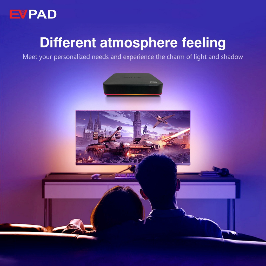 Tivibox Evpad 10P , 6P ram 4gb , xem truyền hình nước ngoài miễn phí