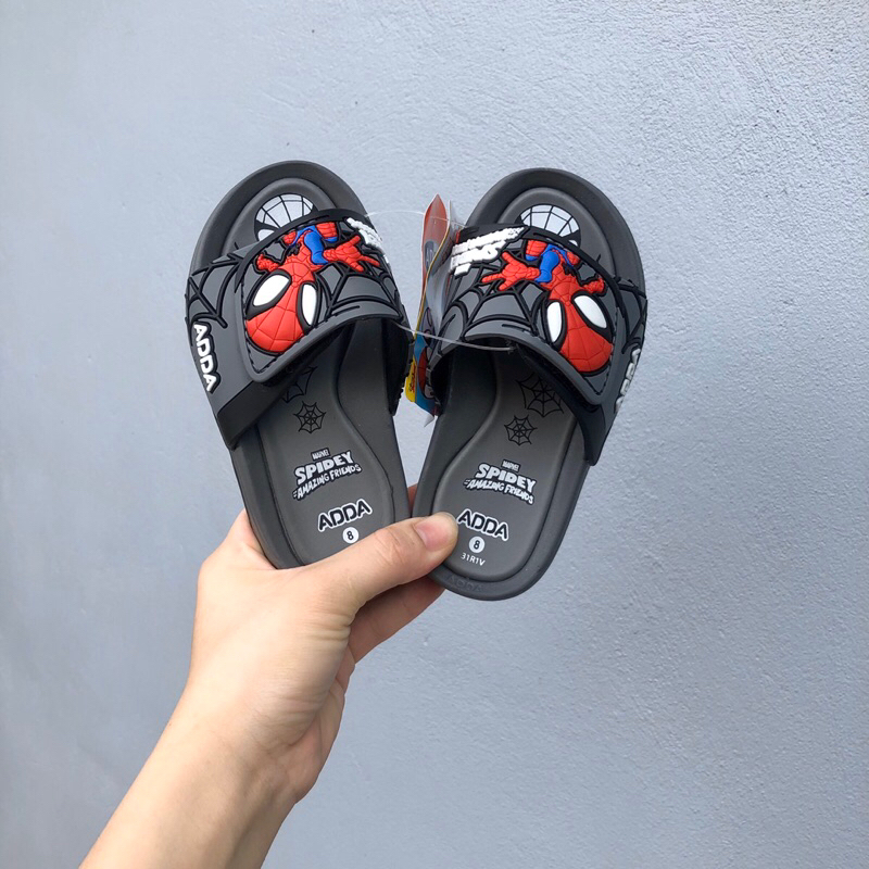 Dép lê bé trai quai ngang siêu nhân người nhện Thái Lan ADDA chính hãng