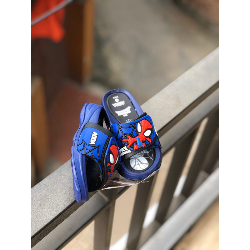 Dép lê bé trai quai ngang siêu nhân người nhện Thái Lan ADDA chính hãng