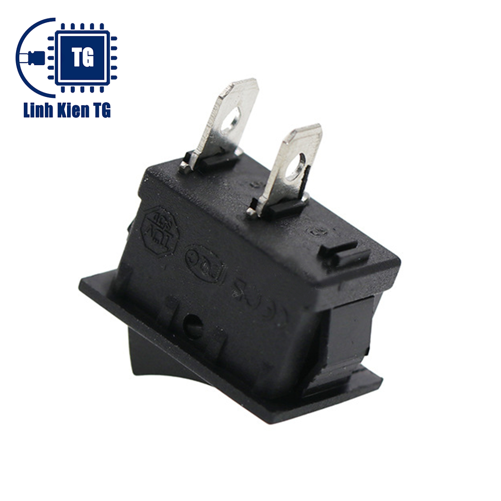 Công Tắc Bập Bênh KCD1 8.5*13.5MM chân đồng 250VAC/3A  2 chân