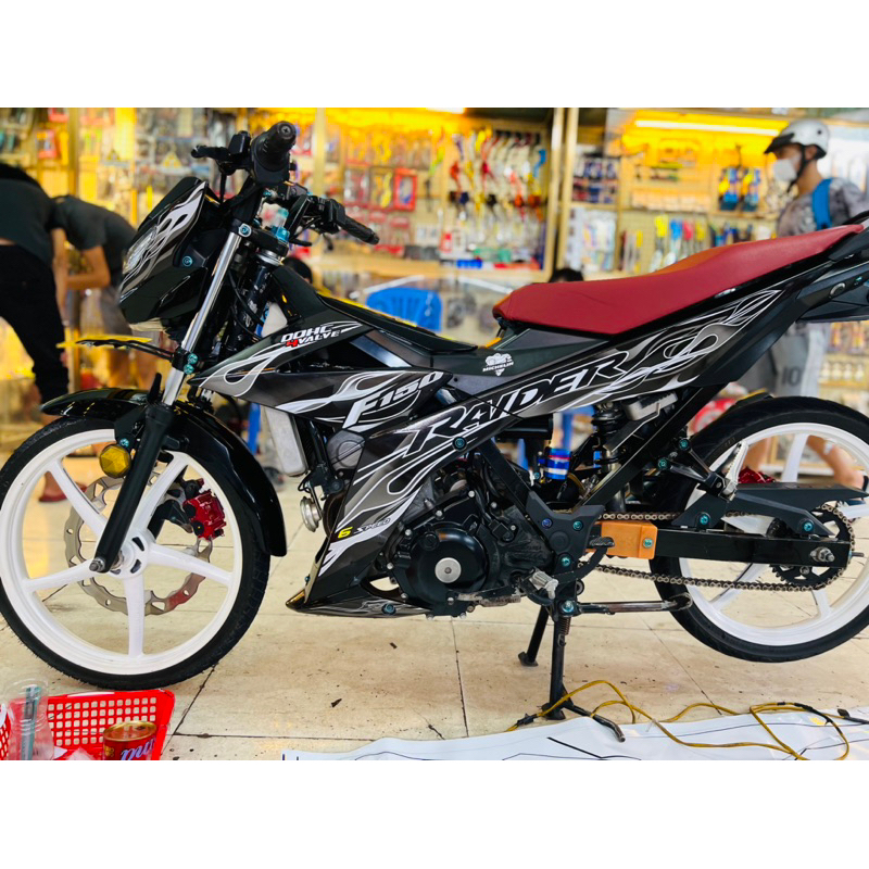 tem rời raider lửa full đen
