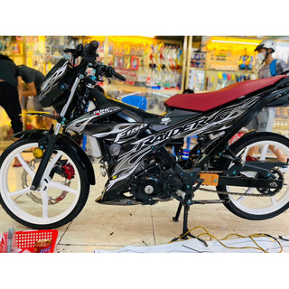 Tem rời raider lửa full đen