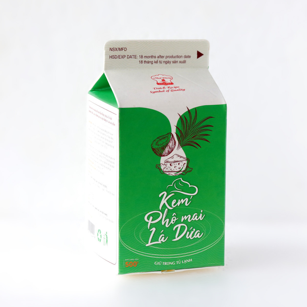 Kem Phô mai lá dứa Nhất Hương 500g