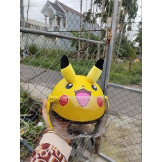 Nón bảo hiểm Pikachu cho bé từ 2 đến 7 tuổi