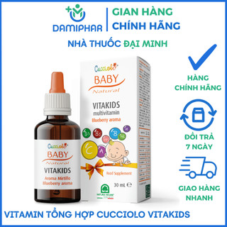 Vitamin tổng hợp cucciolo baby natural vitakids multivitamin lọ 30 ml
